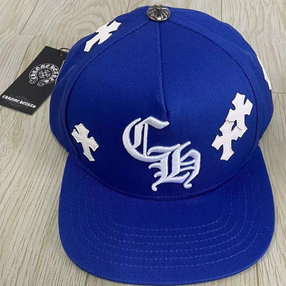 Chrome hearts Blue Snap Back Cap